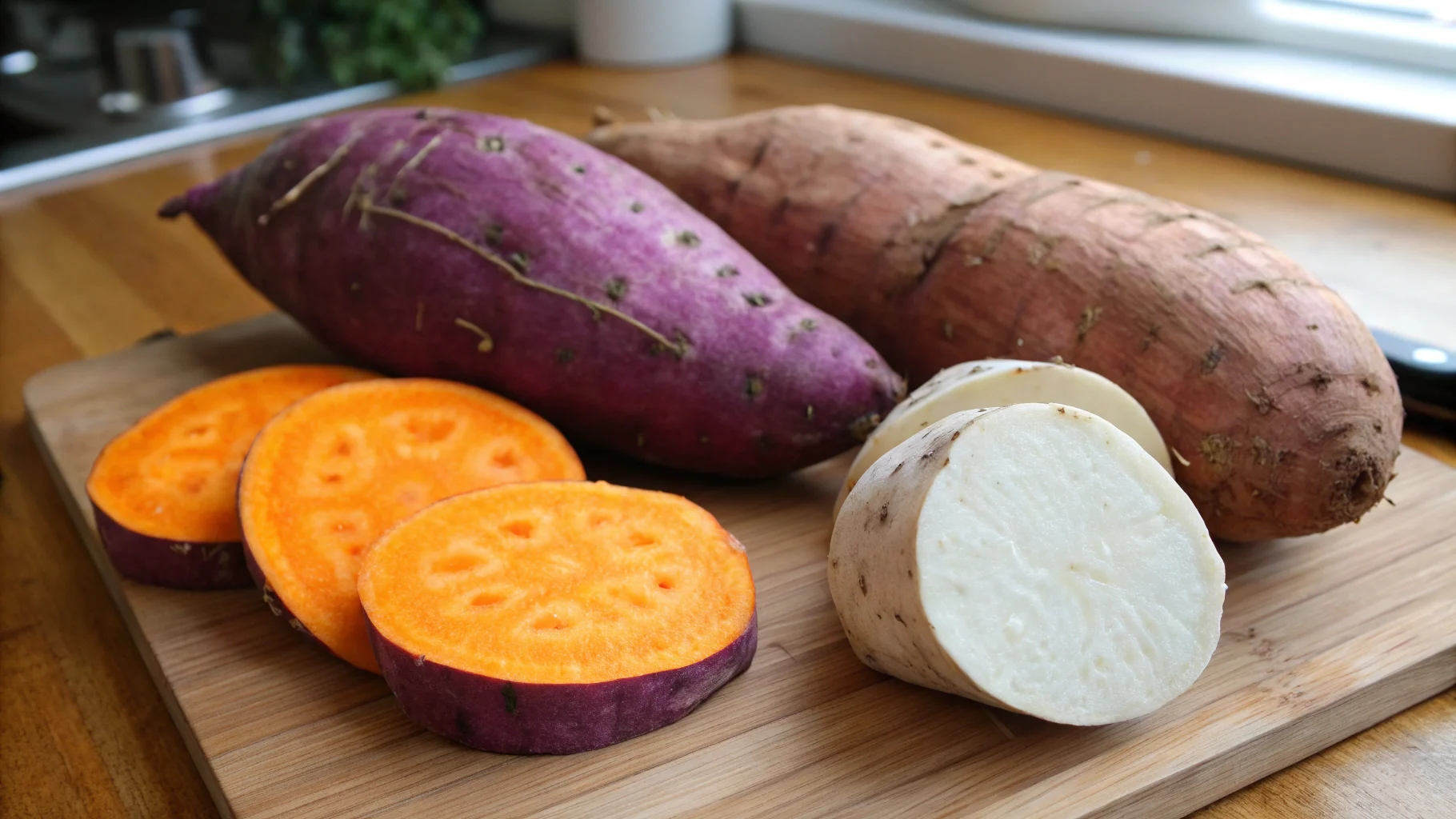 Which color sweet potato is healthiest?